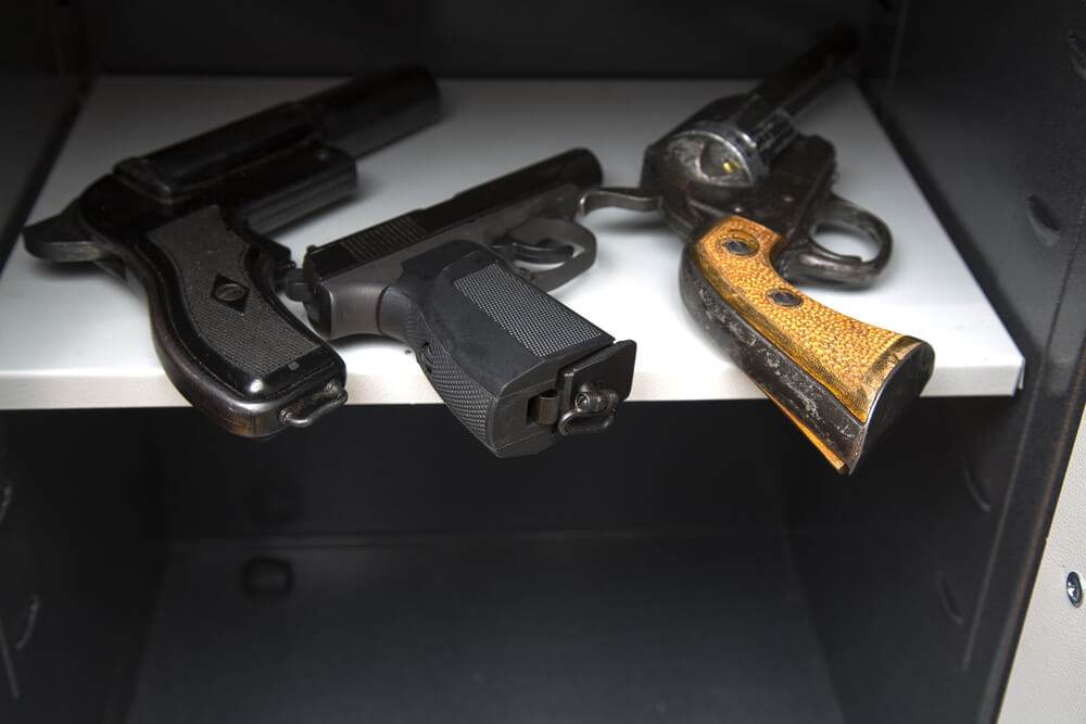 guns in gun safe