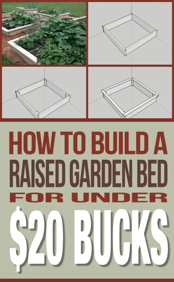 Build A 16 Sqft Raised Garden Bed For Less Than 20