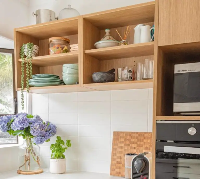 Shelves on tile walls without drilling