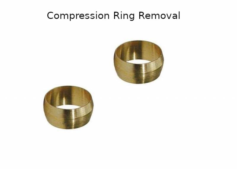 How to remove a compression ring