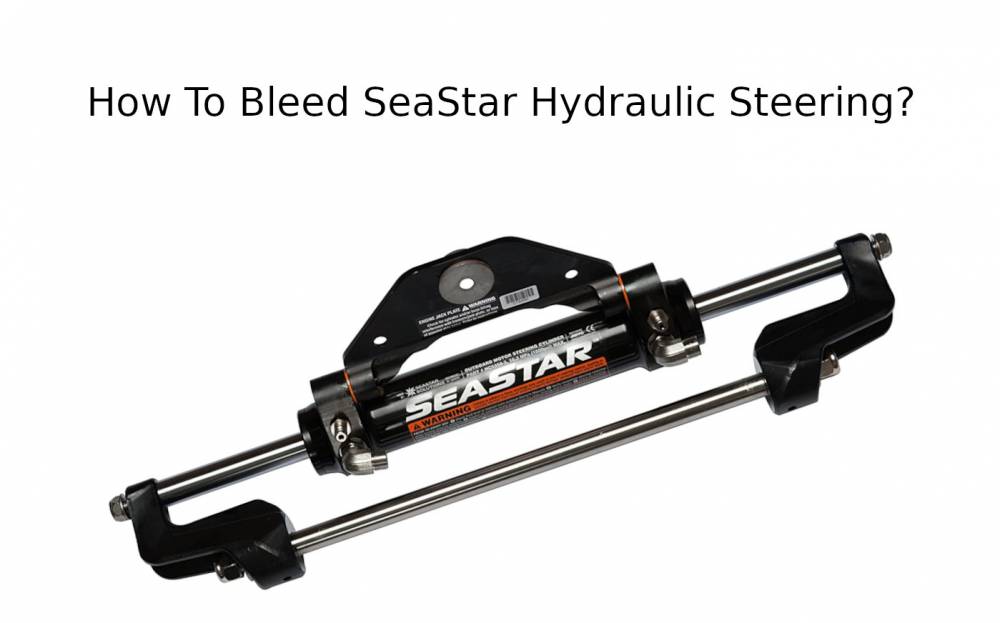 SeaStar Hydraulic Steering Bleeding